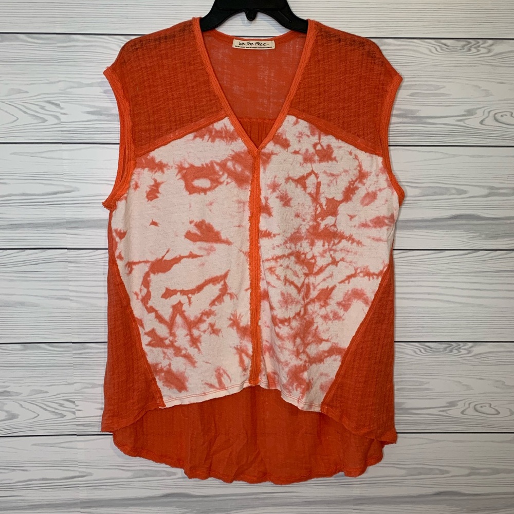 NWOT. Free people we the free tie dye oversized tee shirt
